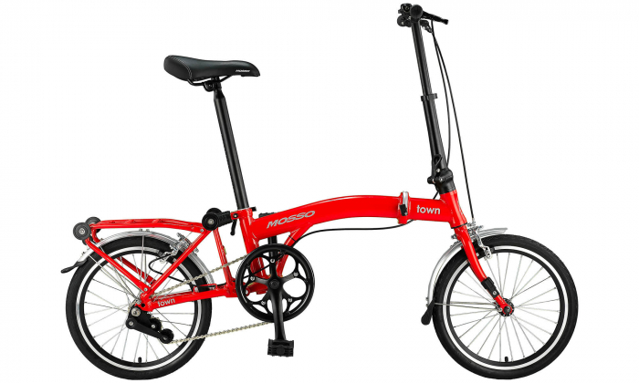 Bicicleta Mosso Town 2D-pliabila cadru aluminiu roata 16" culoare Rosu [2]