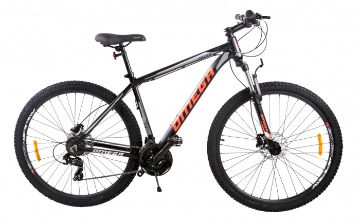 Bicicleta mountainbike Omega Duke 27.5" negru/rosu/albastru [2]