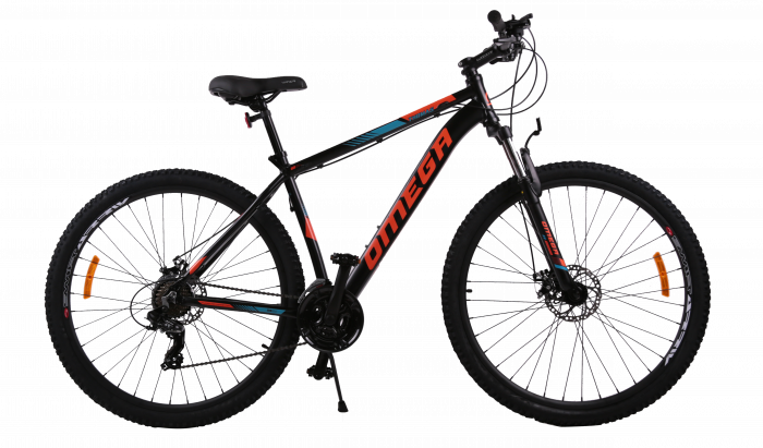 Bicicleta mountainbike Omega Thomas 29" negru/albastru/portocaliu [2]