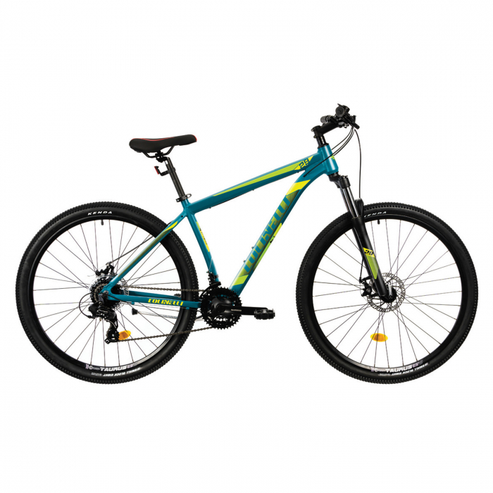 Bicicleta MTB Colinelli COL25, Schimbator Shimano ST-EF500 EZ-FIRE PLUS, 24 Viteze, Cadru Aluminiu, Marimea M, Roti 29 inch, Frane pe Disc, Culoare Verde [1]