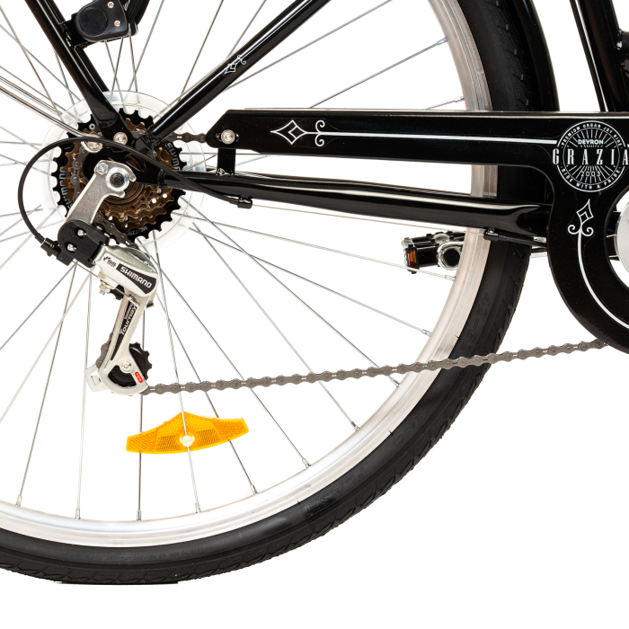 Bicicleta Oras Devron Grazia 6s Retro - 28 Inch, M, Negru [5]