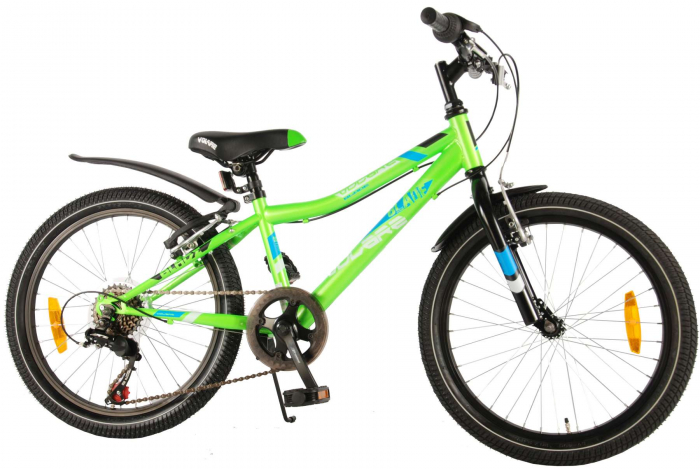 Bicicleta pentru baieti Volare Blade, 20 inch, culoare Verde, frana de mana fata - spate [2]