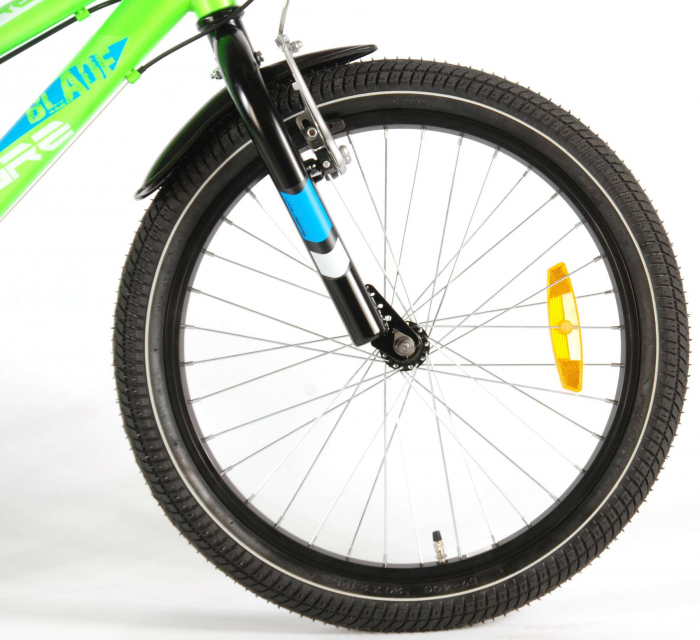 Bicicleta pentru baieti Volare Blade, 20 inch, culoare Verde, frana de mana fata - spate [5]