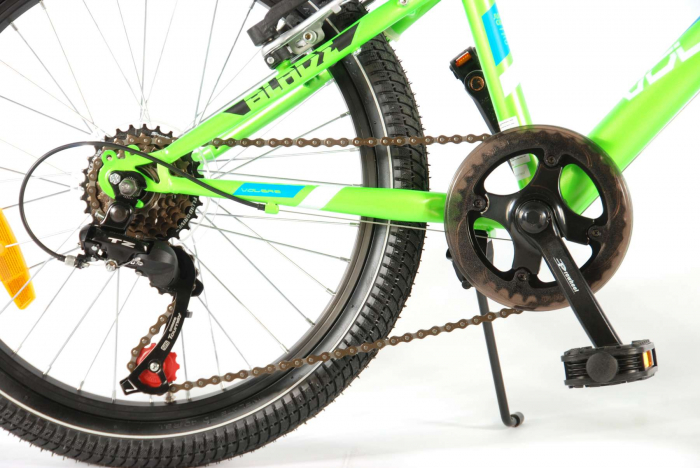 Bicicleta pentru baieti Volare Blade, 20 inch, culoare Verde, frana de mana fata - spate [6]