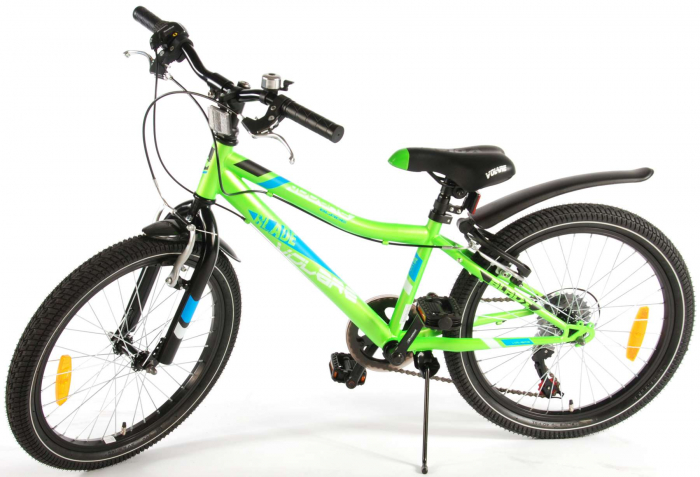 Bicicleta pentru baieti Volare Blade, 20 inch, culoare Verde, frana de mana fata - spate [13]