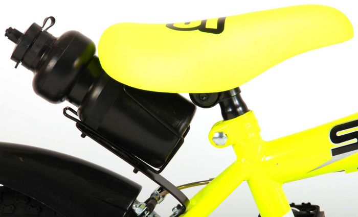 Bicicleta pentru baieti Volare Sportivo, 16 inch, culoare Negru/Galben neon, frana de mana fata - spate [3]
