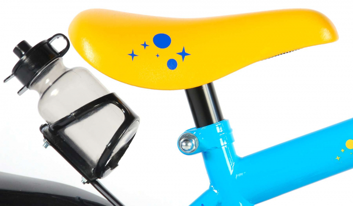 Bicicleta pentru copii Disney Toy Story 4, 14 inch, culoare albastru/galben, frana de mana + contra [7]