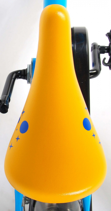 Bicicleta pentru copii Disney Toy Story 4, 16 inch, culoare albastru/galben, frana de mana + contra [9]