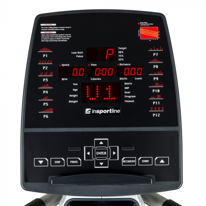 Bicicleta recumbent inSPORTline Gemini R200 [4]