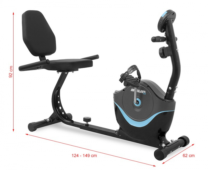 Bicicleta Recumbent SCUD H6 - Negru [11]