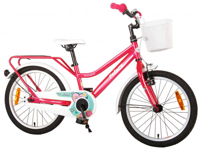 Bicicleta Volare Brilliant pentru fete, 18 inch, culoare roz, frana de mana + contra [2]