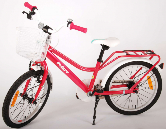 Bicicleta Volare Brilliant pentru fete, 18 inch, culoare roz, frana de mana + contra [12]