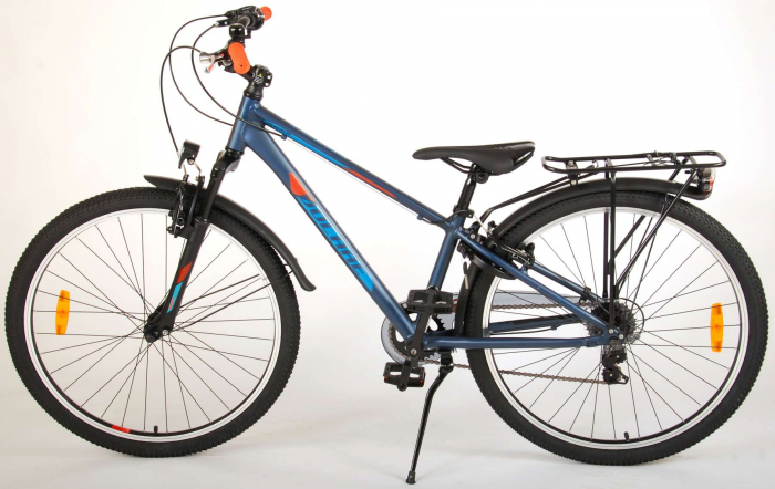 Bicicleta Volare Cross, 26 inch, 7 trepte, culoare albastru inchis / portocaliu, Prime Collection, frana de mana fata - spate [14]