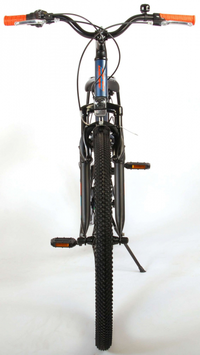 Bicicleta Volare Cross, 26 inch, 7 trepte, culoare albastru inchis / portocaliu, Prime Collection, frana de mana fata - spate [12]