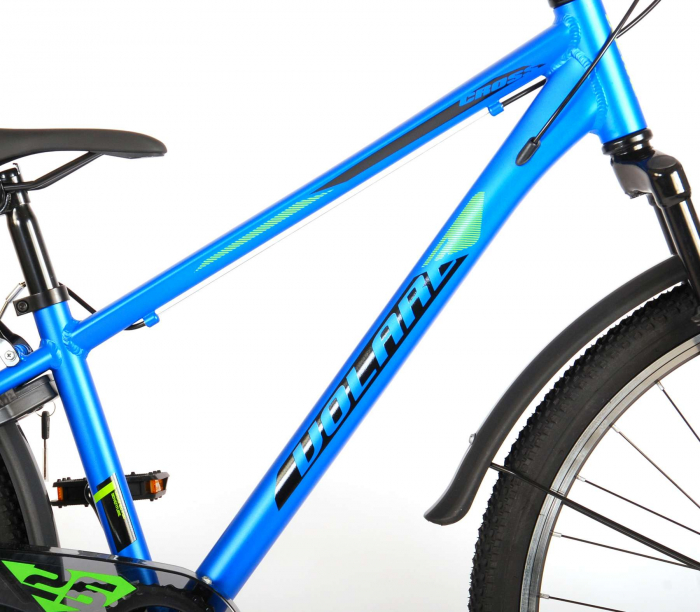 Bicicleta Volare Cross, 26 inch, 7 trepte, culoare albastru/verde, Prime Collection, frana de mana fata - spate [6]