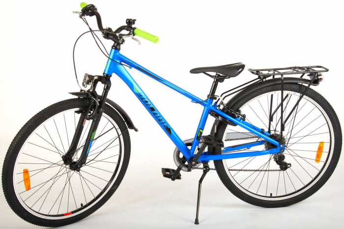 Bicicleta Volare Cross, 26 inch, 7 trepte, culoare albastru/verde, Prime Collection, frana de mana fata - spate [15]
