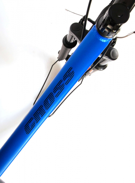 Bicicleta Volare Cross, 26 inch, 7 trepte, culoare albastru/verde, Prime Collection, frana de mana fata - spate [9]