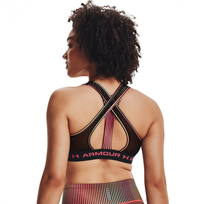 Bustiera femei Under Armour CrossBack Mid Q3 80S negru L [9]