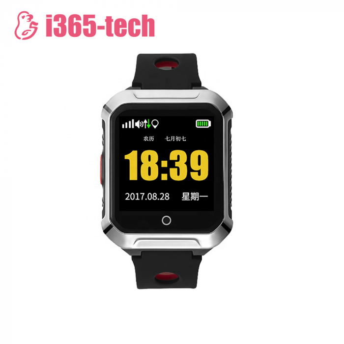 Ceas Smartwatch Pentru Adulti / Varstnici i365-Tech A20S cu Functie Telefon, Localizare GPS, Apel de monitorizare, Monitorizare ritm cardiac, Tensiune arteriala, Negru [2]