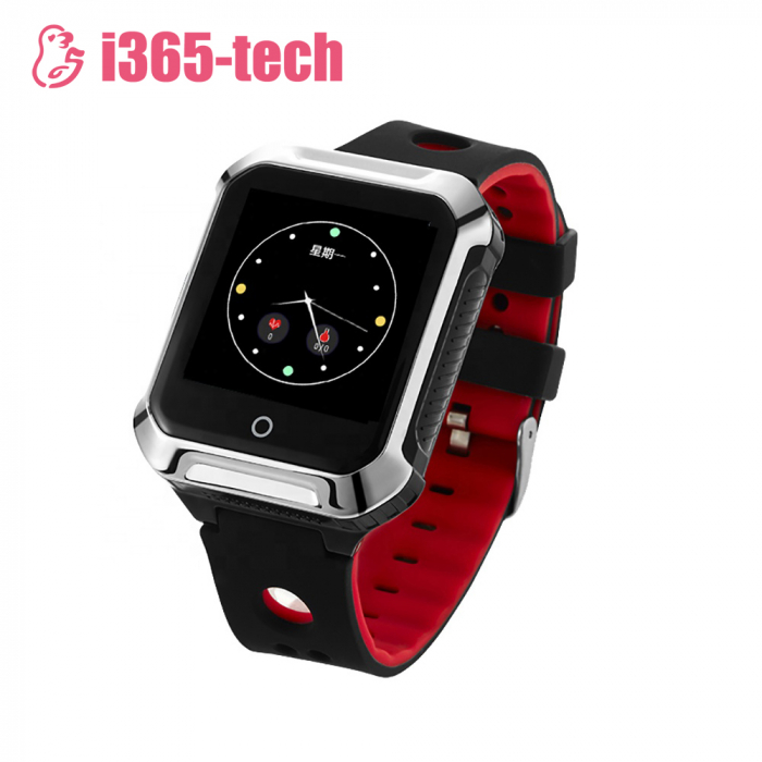 Ceas Smartwatch Pentru Adulti / Varstnici i365-Tech A20S cu Functie Telefon, Localizare GPS, Apel de monitorizare, Monitorizare ritm cardiac, Tensiune arteriala, Negru [1]