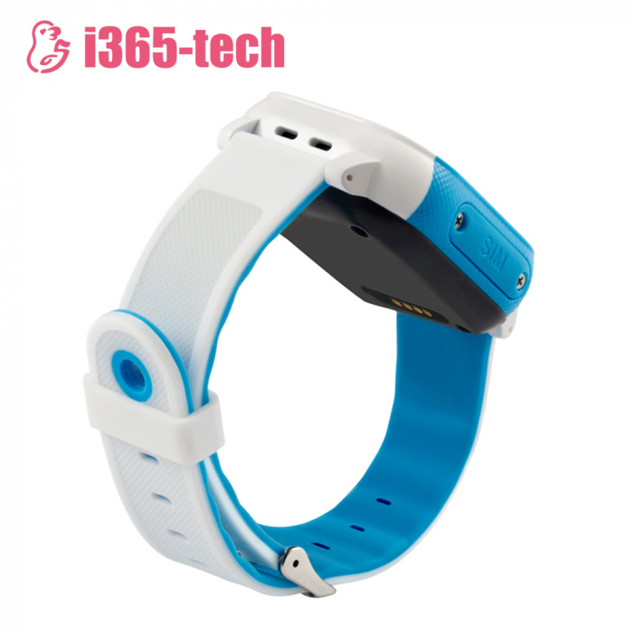 Ceas Smartwatch Pentru Copii i365-Tech FA23 cu Functie Telefon, Localizare GPS, SOS, Istoric traseu, Pedometru, Alb ; Albastru [3]