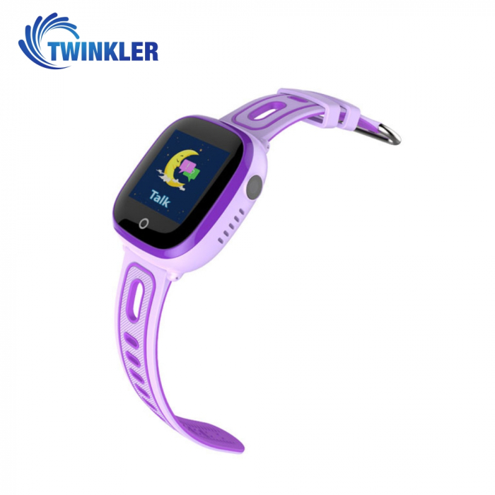 Ceas Smartwatch Pentru Copii Twinkler TKY-DF31 cu Functie Telefon, Localizare GPS, Camera, Pedometru, SOS, IP54 ; Mov, Cartela SIM Cadou [2]