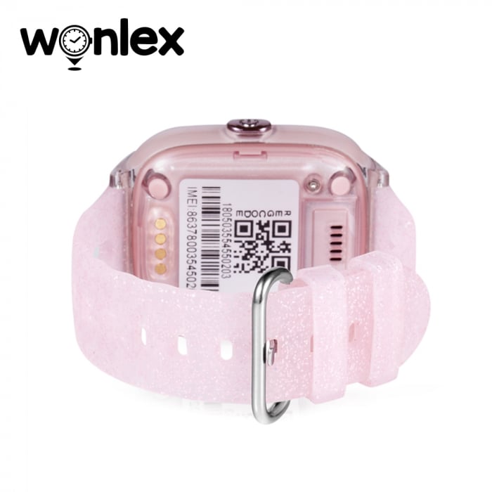 Ceas Smartwatch Pentru Copii Wonlex KT01 cu Functie Telefon, Localizare GPS, Camera, Pedometru, SOS, IP54 ; Roz Pal, Cartela SIM Cadou [4]