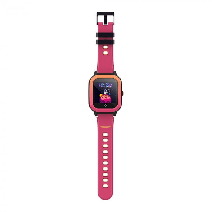 Ceas Smartwatch Pentru Copii, Wonlex KT20, Roz, SIM card, 4G, Rezistent la apa IP54, Apel video [3]