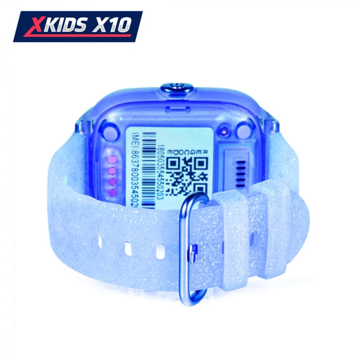 Ceas Smartwatch Pentru Copii Xkids X10 cu Functie Telefon, Localizare GPS, Apel monitorizare, Camera, Pedometru, SOS, IP54, Albastru, Cartela SIM Cadou [4]