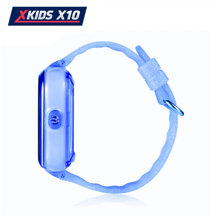 Ceas Smartwatch Pentru Copii Xkids X10 cu Functie Telefon, Localizare GPS, Apel monitorizare, Camera, Pedometru, SOS, IP54, Albastru, Cartela SIM Cadou [3]