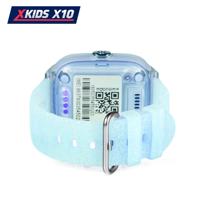 Ceas Smartwatch Pentru Copii Xkids X10 cu Functie Telefon, Localizare GPS, Apel monitorizare, Camera, Pedometru, SOS, IP54, Turcoaz, Cartela SIM Cadou, Meniu romana [4]