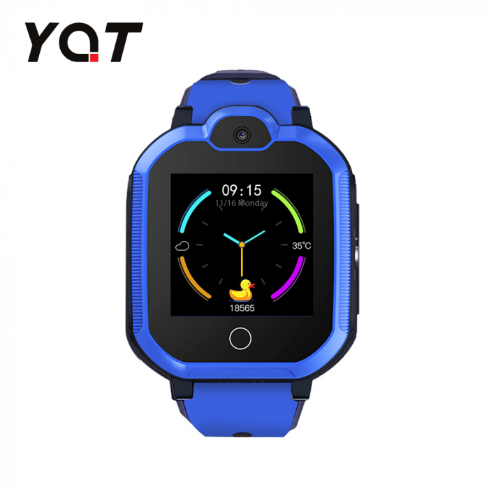 Ceas Smartwatch Pentru Copii YQT T6 cu Functie Telefon, Apel video, Localizare GPS, Istoric traseu, Apel de Monitorizare, Camera, Lanterna, Android, 4G, Albastru, Cartela SIM Cadou [3]