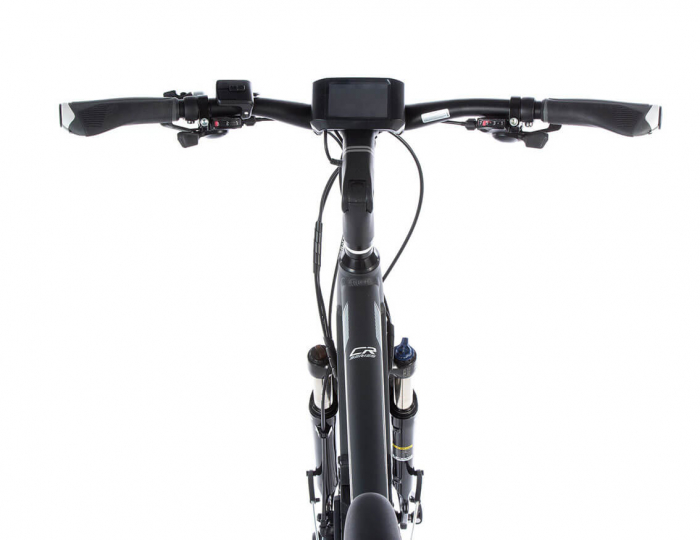 Bicicleta electrica E-bike Cross Leader Fox Sandy Gent 28" gri mat-alb [4]