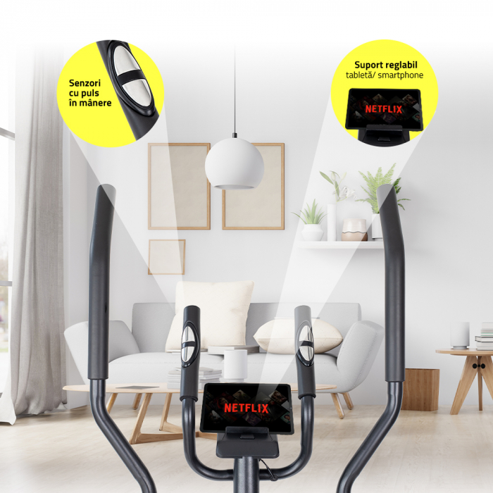 Bicicleta fitness eliptica TECHFIT E250N [10]