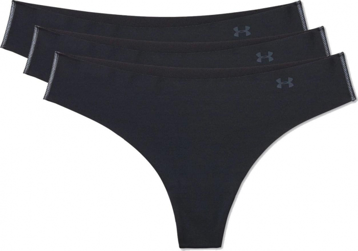 Lenjerie femei Under Armour PS Thong 3buc Negru XS [2]