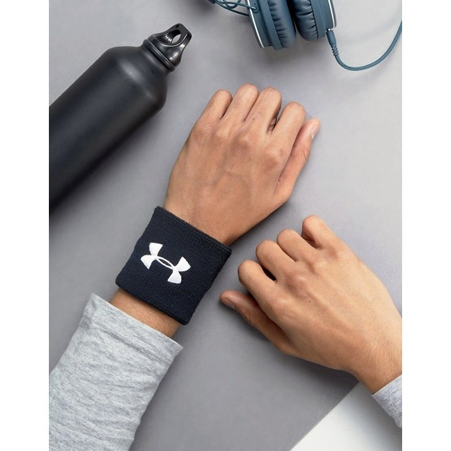 Manseta unisex Under Armour Performance Wristband negru [3]