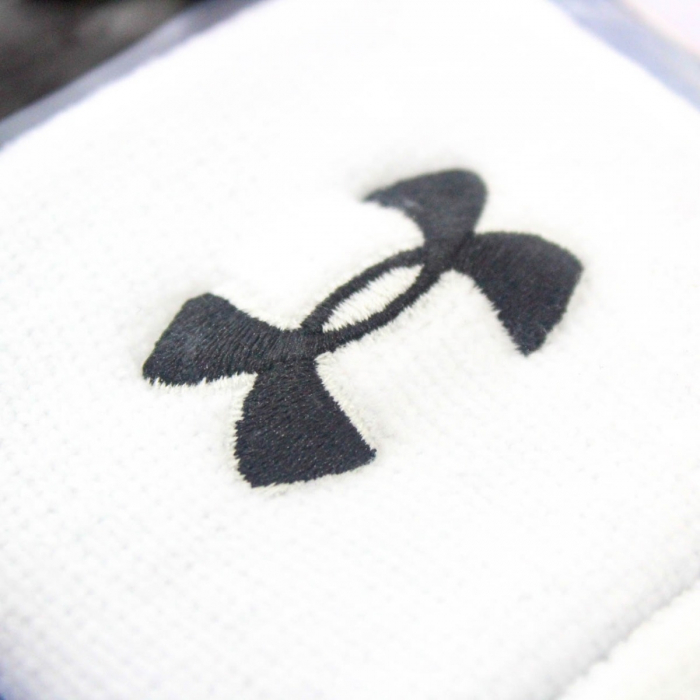 Mansete unisex Under Armour Performance Wristband alb [3]