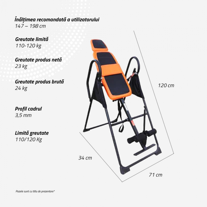 Masa de inversie TECHFIT PRO [7]