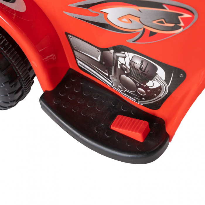 Motocicleta electrica copii Rich Baby cu acumulator, muzica si lumini, culoare rosu [10]