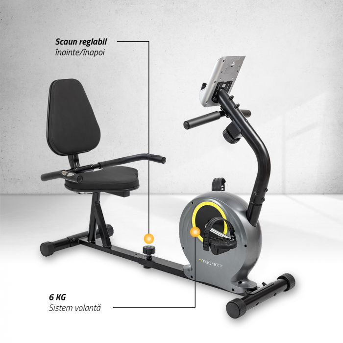 Bicicleta fitness orizontala TECHFIT R300 [13]