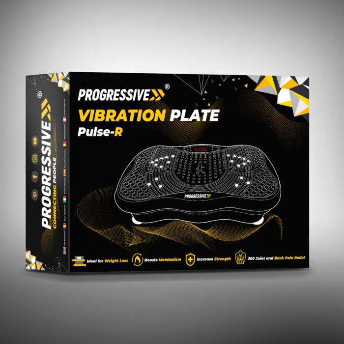 Aparat vibromasaj PROGRESSIVE UltraFit + 5 accesorii [5]