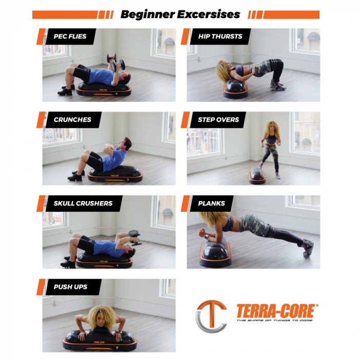 Set banca de antrenament BODY COACH Terra Core [8]