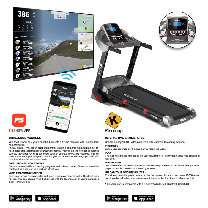 Banda de alergat electrica Orion Sprint C5 [2]