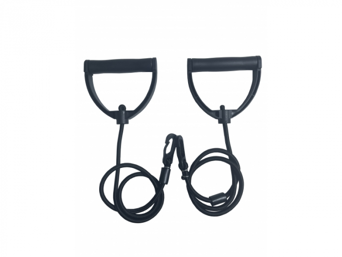 Stepper cu maner FitTronic S160M, afisaj, corzi elastice pentru antrenamentul bratelor [7]