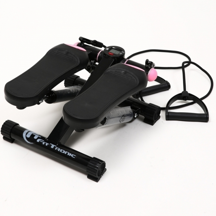 Stepper FitTronic S103, afisaj electronic, corzi pentru antrenarea bratelor [4]