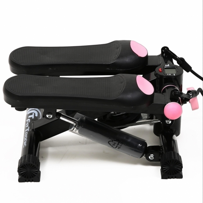 Stepper FitTronic S103, afisaj electronic, corzi pentru antrenarea bratelor [3]