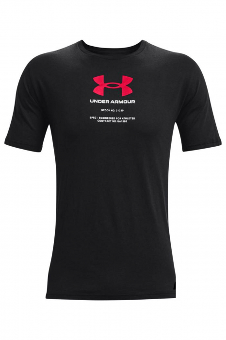 Tricou barbati Under Armour Engineered Symbol SS negru L [3]
