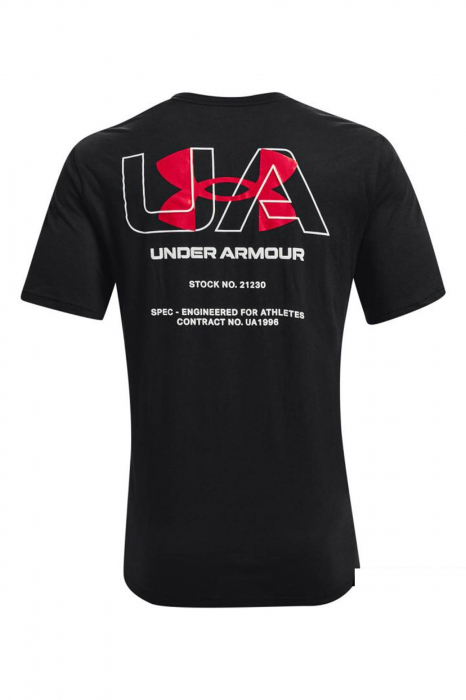 Tricou barbati Under Armour Engineered Symbol SS negru L [2]