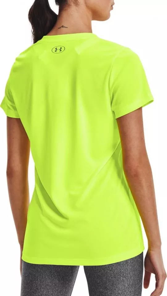Tricou femei Under Armour Tech SSV-Solid galben [2]