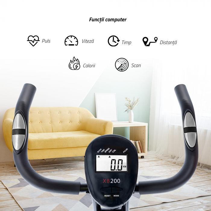 Bicicleta magnetica fitness verticala Techfit XBIKE [2]